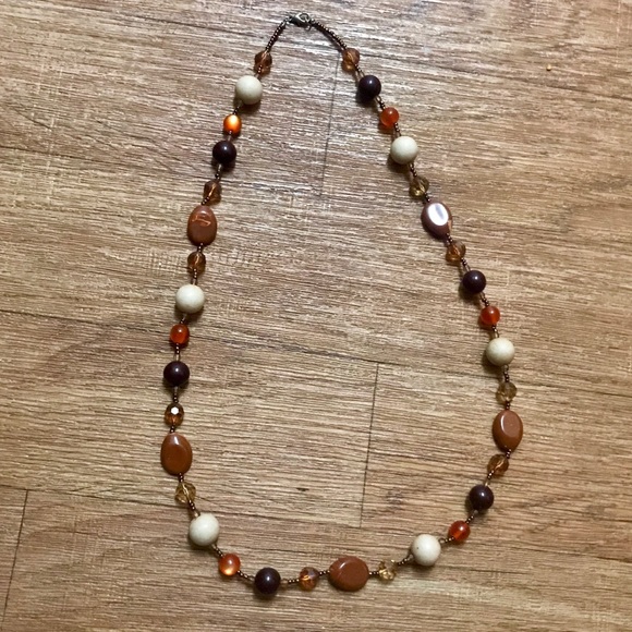 BKE Chunky Beaded Long Necklace - Picture 1 of 2